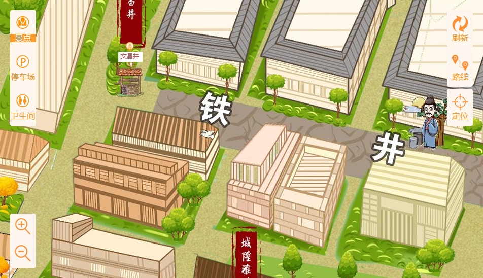 沙坪坝智慧景区：手绘地图与语音导览的完美融合