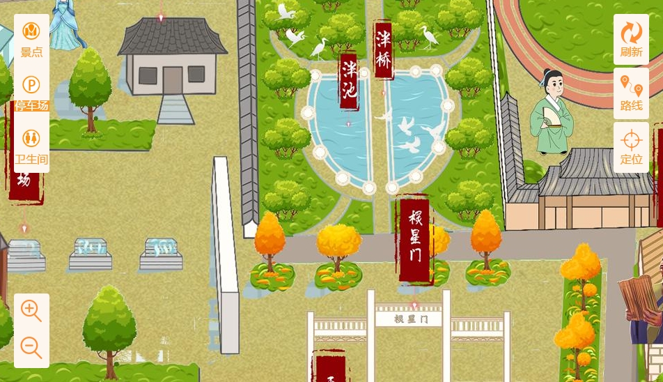 沙坪坝手绘地图景区语音讲解导览系统：智慧景区建设的基石